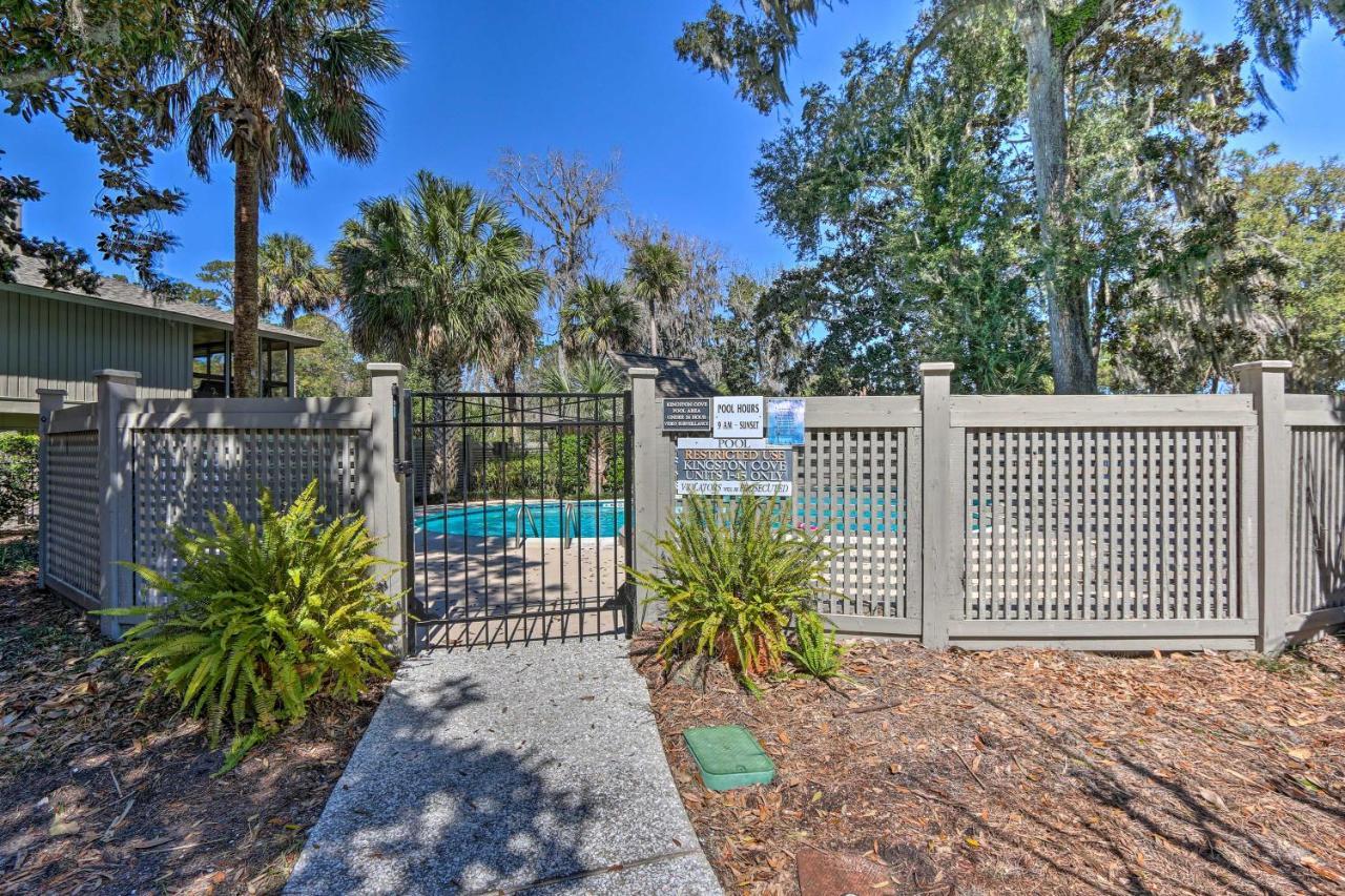 Coastal Oasis With Pool - Walk To Coligny Beach Park هيلتون رئيس جزيرة المظهر الخارجي الصورة
