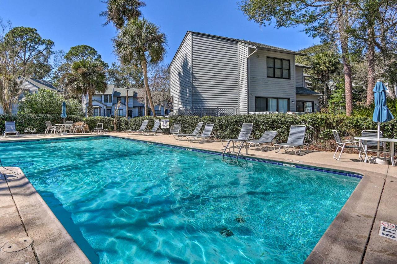 Coastal Oasis With Pool - Walk To Coligny Beach Park هيلتون رئيس جزيرة المظهر الخارجي الصورة