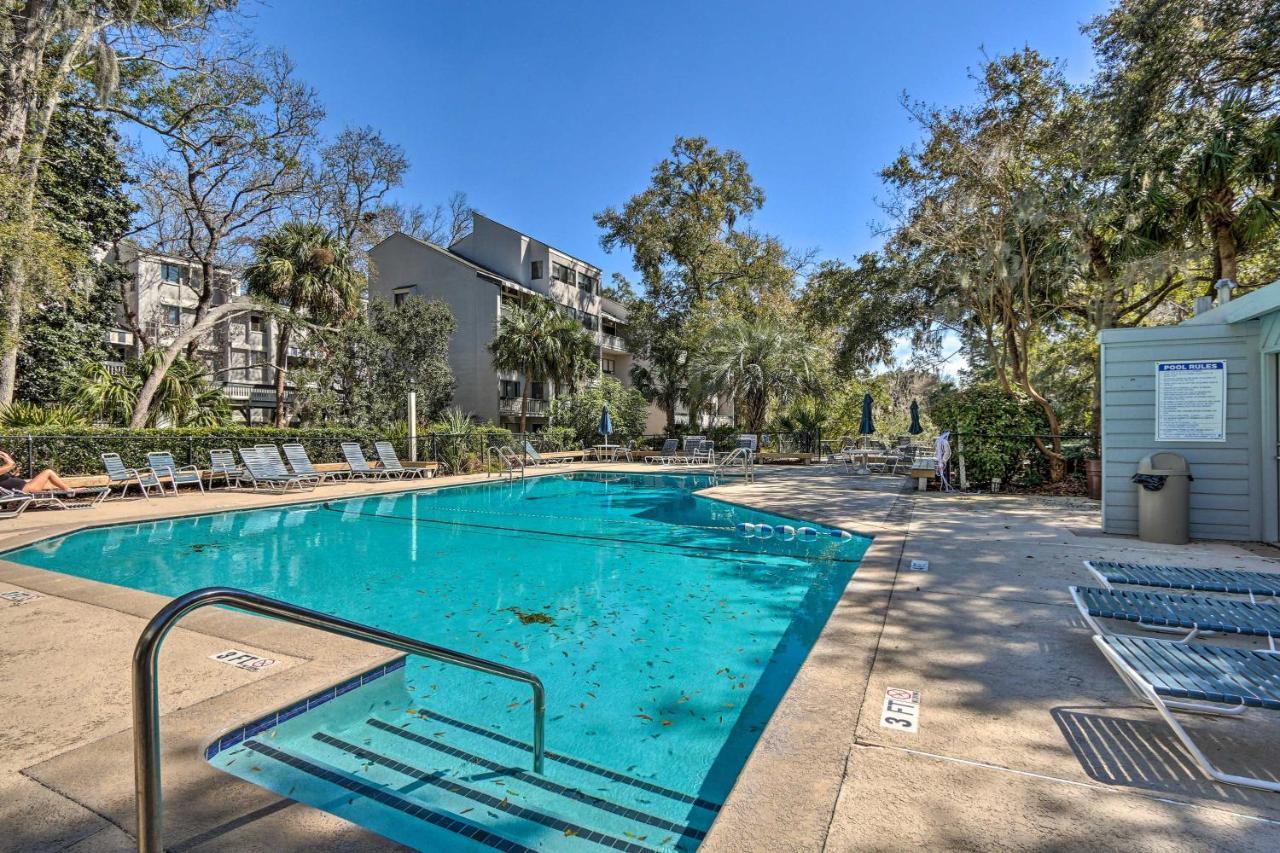 Coastal Oasis With Pool - Walk To Coligny Beach Park هيلتون رئيس جزيرة المظهر الخارجي الصورة