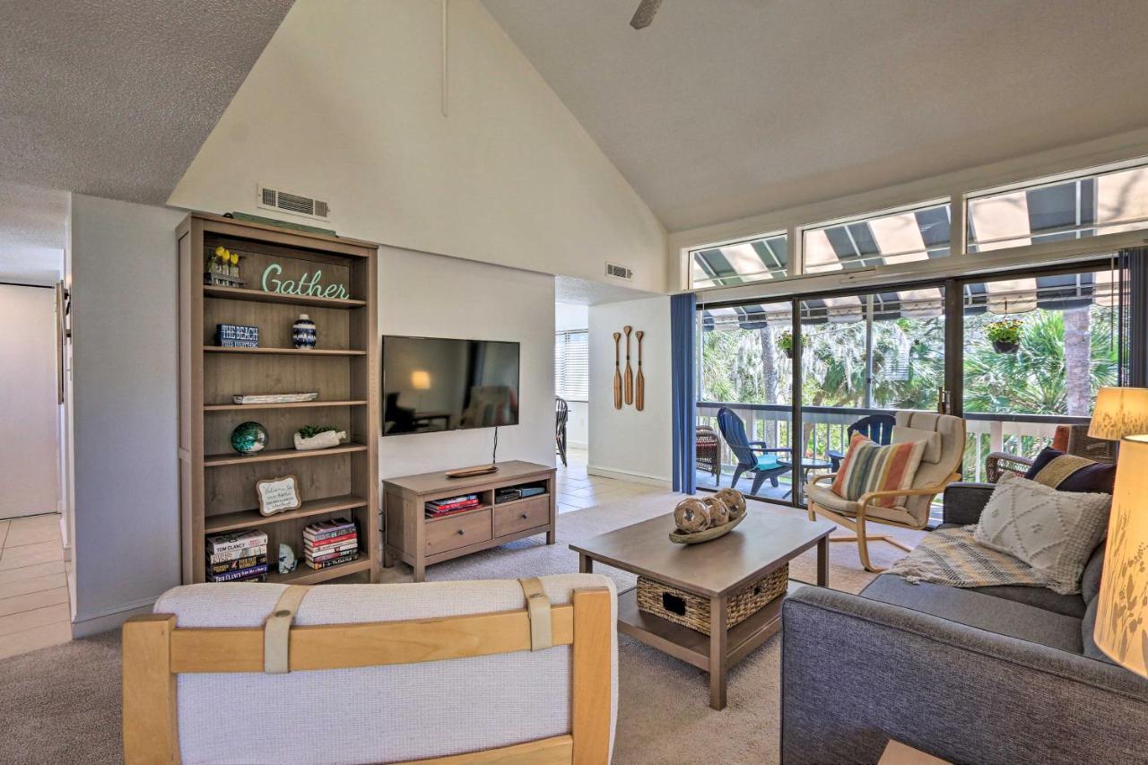 Coastal Oasis With Pool - Walk To Coligny Beach Park هيلتون رئيس جزيرة المظهر الخارجي الصورة