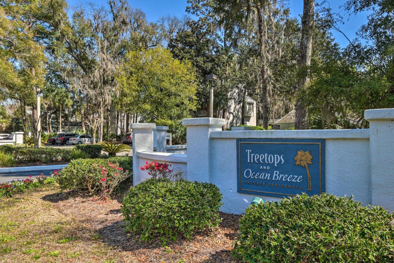 Coastal Oasis With Pool - Walk To Coligny Beach Park هيلتون رئيس جزيرة المظهر الخارجي الصورة